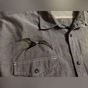 Howler Bros Frigate Bird Pearl Snap Button Down - XL